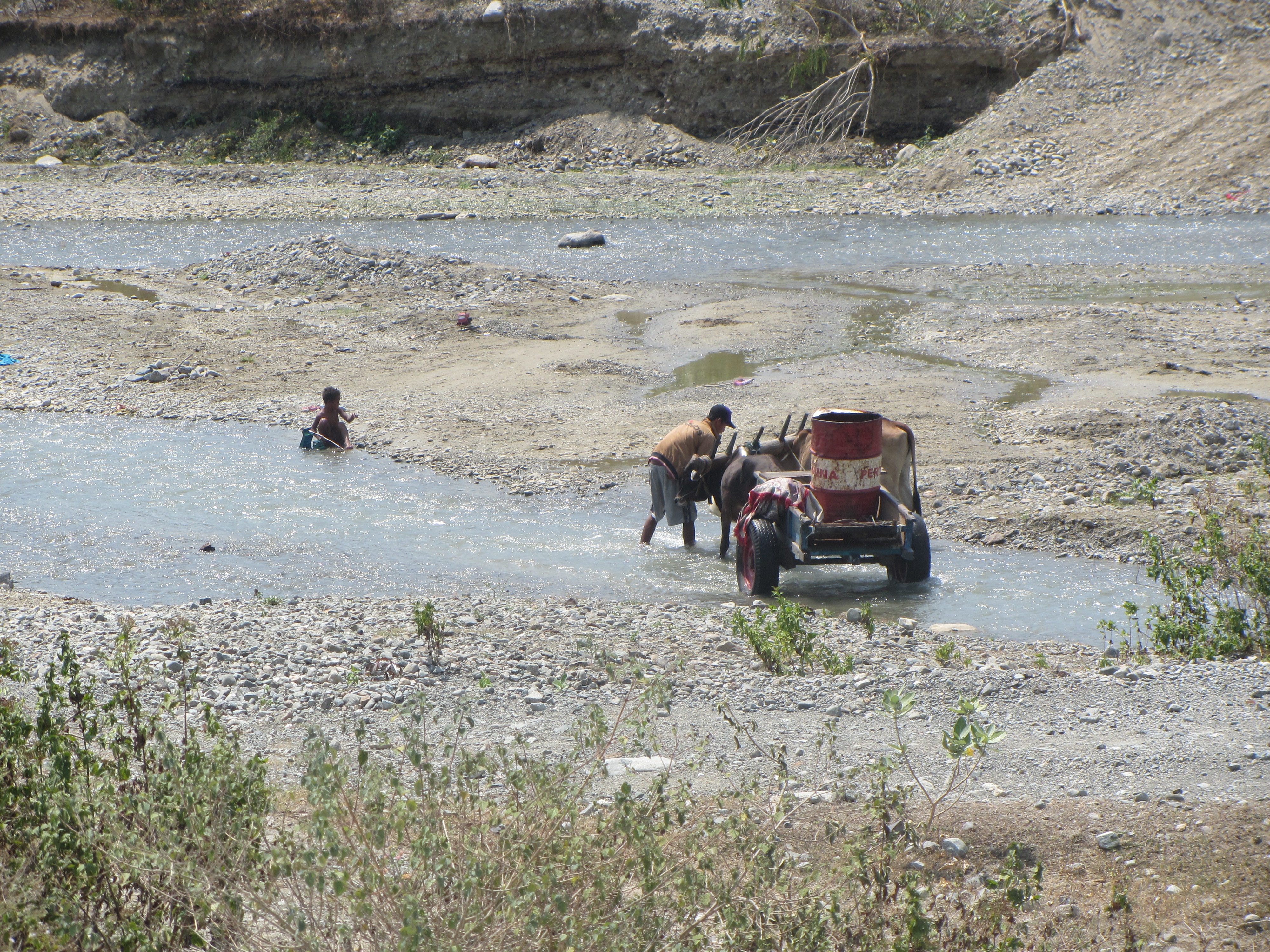 River near Palu.